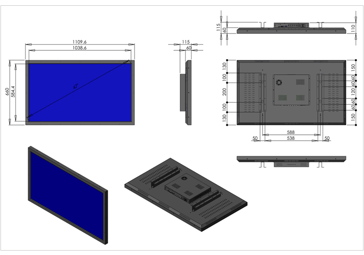 47寸液晶監視器尺寸圖