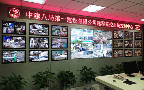 監控拼接屏效果圖，監控拼接屏方案