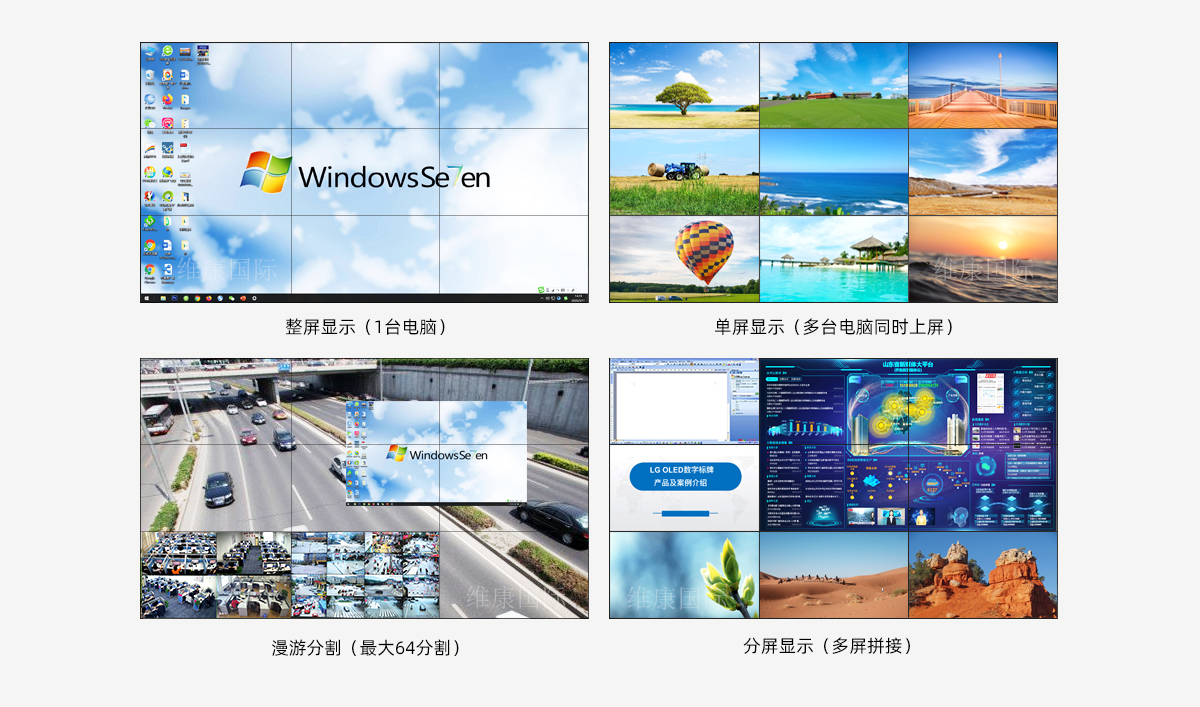 拼接屏3*5安裝案例，不變形3*5拼接效果